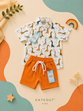 Ensemble Girafe Orange